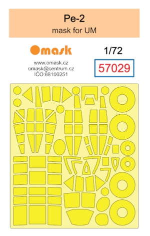 Omask 57029 Masque Pe-2 (pour UM) 1/72