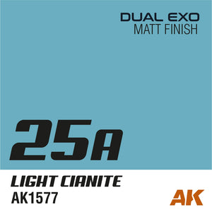 AK Interactive AK1577 DUAL EXO SCENERY 25A – LIGHT CIANITE 60ML – Bild 2