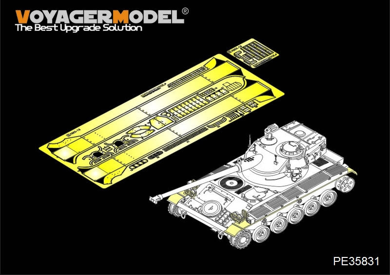 Garde-boues de char léger français moderne AMX-13, modèle Voyager PE35831, pour maquette TAMIYA 35349 au 1/35