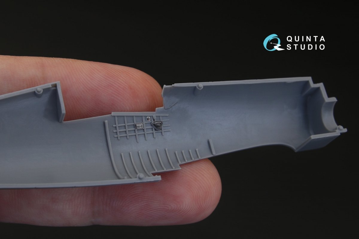 Intérieur imprimé en 3D et coloré sur papier décalcomanie Quinta Studio QD72023 F4U-1 Corsair (Oiseau) (pour maquette Tamiya) 1/72 – Bild 8
