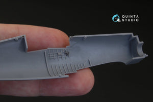 Intérieur imprimé en 3D et coloré sur papier décalcomanie Quinta Studio QD72023 F4U-1 Corsair (Oiseau) (pour maquette Tamiya) 1/72 – Bild 8
