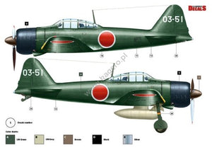 Kagero KD48005 Mitsubishi A6M2 Model 21 1/48 – zdjęcie 4