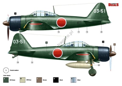 Kagero KD48005 Mitsubishi A6M2 Model 21 1/48 – zdjęcie 4