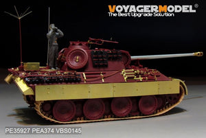 Maquette Voyager PE35927 Panther A allemand de la Seconde Guerre mondiale, version tardive, pour MENG TS-035, échelle 1/35  – image 2
