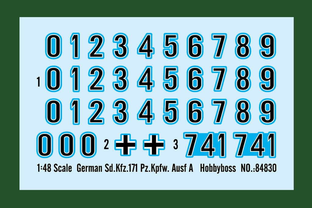 Hobby Boss 84830 allemand Sd.Kfz.171 Pz.Kpfw.Ausf A 1/48 – immagine 5