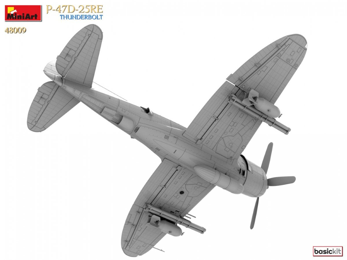 MiniArt 48009 P-47D-25RE THUNDERBOLT. KIT DE BASE 1/48  – immagine 10