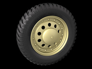 Roues de route pour voiture de reconnaissance « Dingo » de Panzer Art RE35-603 (Firestone) 1/35 – image 4