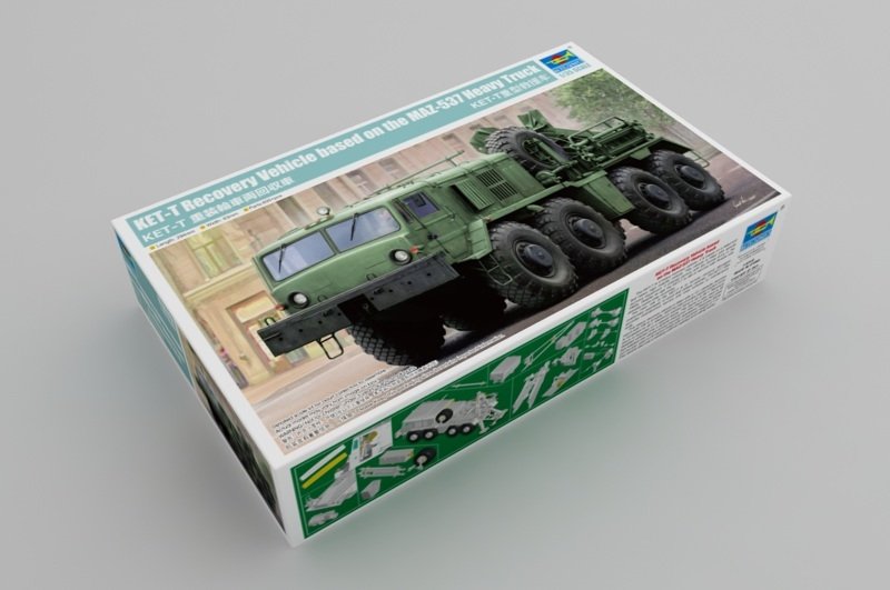 Trumpeter 01079 Véhicule de dépannage KET-T basé sur le camion lourd MAZ-537, échelle 1/35 – immagine 2