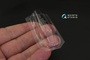 Quinta Studio QC48014 Verrière transparente thermoformée de correction pour MiG-25 (pour kit ICM) 1/48  – image 4