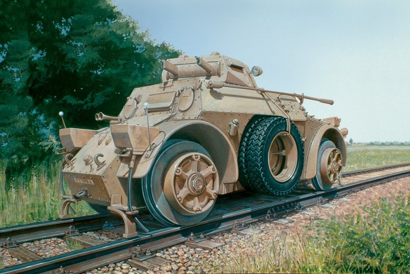 Italeri 7064 Autoblinda AB 40 Ferroviaire (1/72)