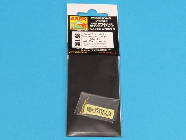 Aber 35L-098 Ensemble de 2 canons pour mitrailleuse de char allemande MG 34 avec Panzermantel (1/35) – imagen 7