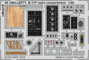 Eduard BIG49427 Nez alternatif pour B-17F (cadre X) PARTIE I EDUARD 1/48 – image 6