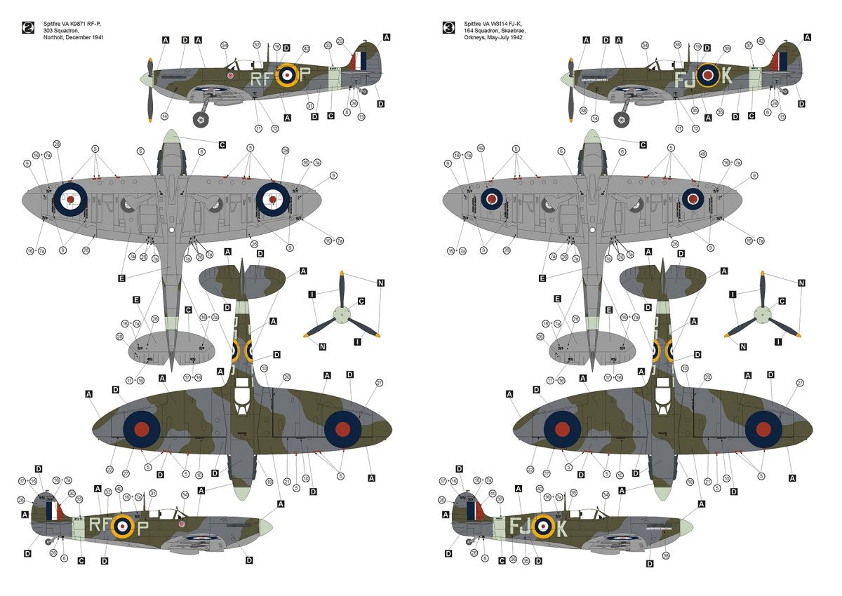 Hobby 2000 32003 Supermarine Spitfire VA 1/32  – immagine 7