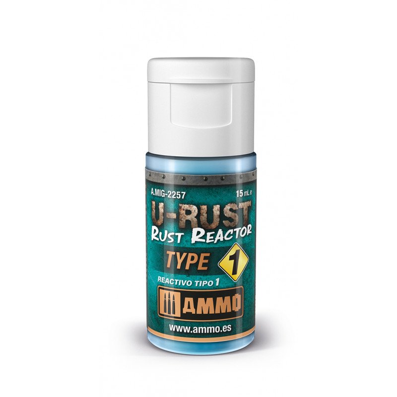 Munitions pour réacteur à rouille Mig 2257 U-RUST de type 1 (15 ml)