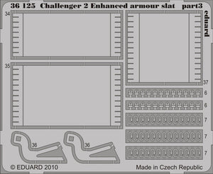 Eduard 36125 Challenger 2 Blindage renforcé à lames 1/35 Trumpeter – immagine 3