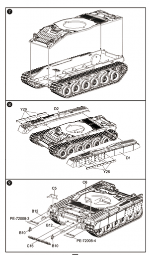 Modelcollect UA72193 Soviet T-80 Main Battle Tank 1970S-1990S N in1 1/72 – zdjęcie 20