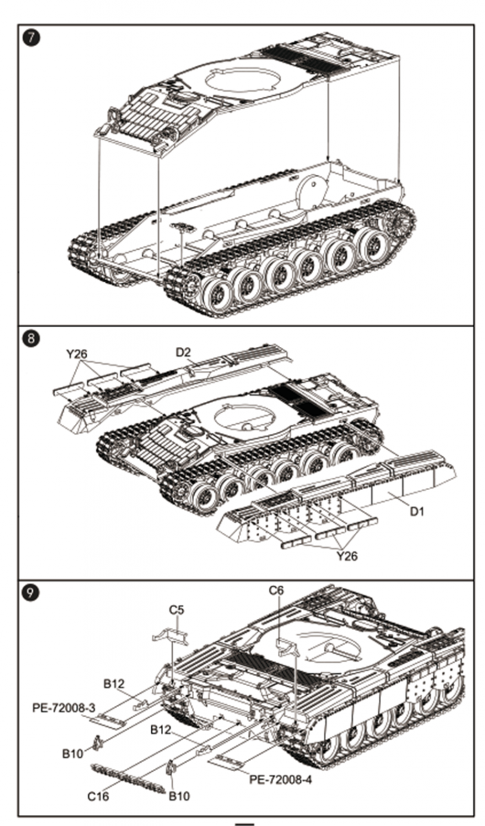 Modelcollect UA72193 Soviet T-80 Main Battle Tank 1970S-1990S N in1 1/72 – zdjęcie 20