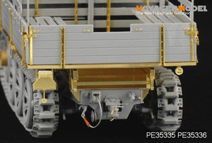 Maquette Voyager PE35335 Sd.Kfz.7 8t allemand de la Seconde Guerre mondiale, production tardive, pour DRAGON 6562, échelle 1/35 – imagen 14