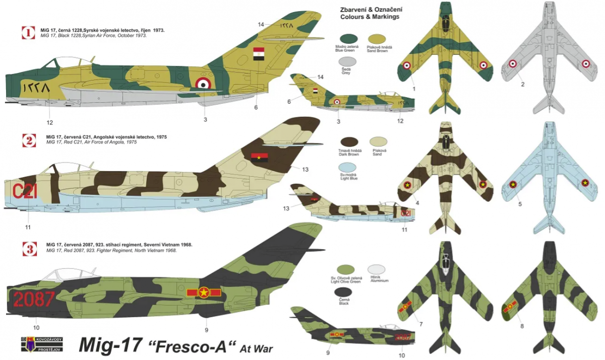 Kovozavody Prostejov KPM4826 MiG-17 « Fresco-A » en guerre 1/48 – image 2