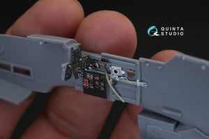 Intérieur imprimé en 3D et coloré sur papier décalcomanie Quinta Studio QD48140 Ki-61-I (pour maquette Hasegawa) 1/48 – image 6