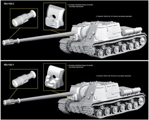 Dragon 6796 ISU-152-2 Canon BL-10 de 155 mm 2 en 1 (1/35) – Bild 2
