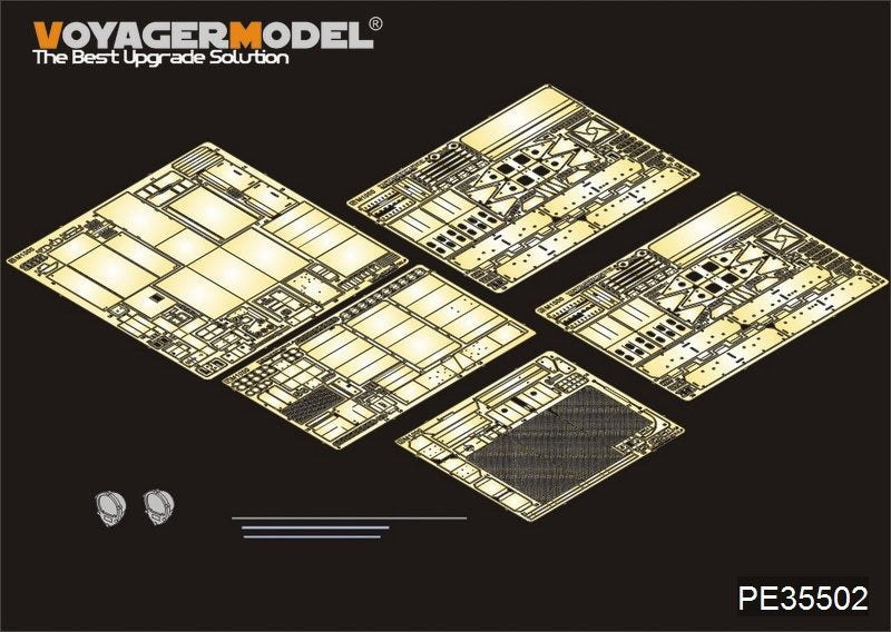 Maquette Voyager PE35502 Remorque américaine moderne M1000 (modèle de base) pour maquette HOBBYBOSS 85502 au 1/35