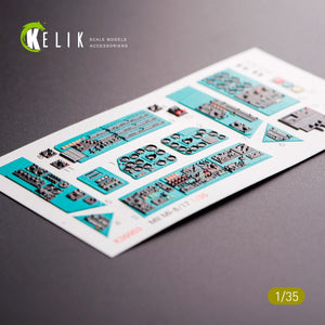 KELIK K35003 MI-8MT/MI-17 DÉCALCOMANIES 3D INTÉRIEURES POUR MAQUETTE TRUMPETER 1/35  – image 2