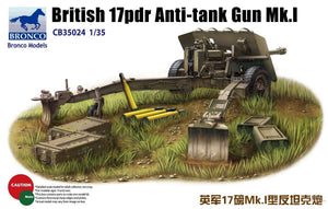 Bronco CB35024 Canon antichar britannique de 17 livres Mk.I (1/35)