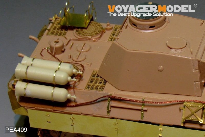 Maquette Voyager PEA409 Réservoirs de carburant « Stadtgas » du char allemand Panther D de la Seconde Guerre mondiale, échelle 1/35 – immagine 7