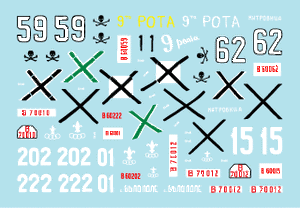 Star Decals 35-C1107 Ase et chars d&amp;#39;Europe de l&amp;#39;Est (mixte) 1/35 – immagine 3
