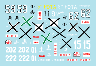 Star Decals 35-C1107 Ase et chars d&amp;#39;Europe de l&amp;#39;Est (mixte) 1/35 – immagine 3