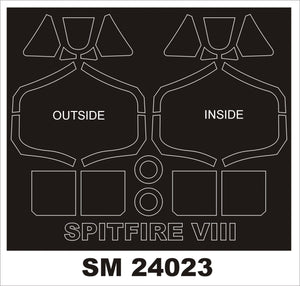Montex SM24023 SPITFIRE VIII pour AIRFIX 1/24