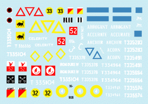 Star Decals 35-908 Comètes britanniques en Europe 1/35 – Bild 3