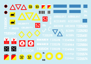 Star Decals 35-908 Comètes britanniques en Europe 1/35 – Bild 3