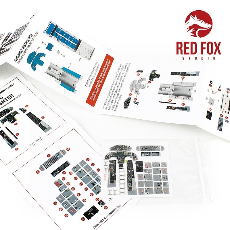 Red Fox Studio QS-32123 F-104C Starfighter (pour kit Italeri) 1/32 – image 3