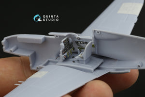 Intérieur coloré imprimé en 3D sur papier décalcomanie Quinta Studio QD72133 P-40B (Airfix) 1/72 – imagen 7