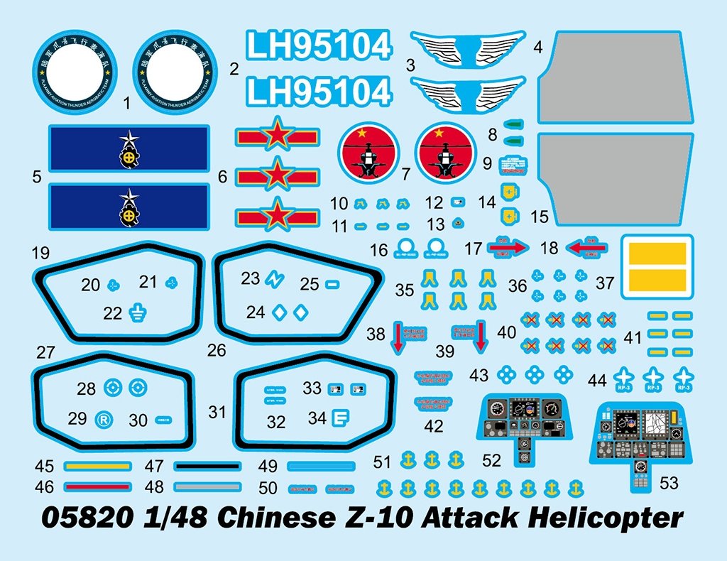 Trumpeter 05820 Hélicoptère d&amp;#39;attaque chinois Z-10 1/48 – Bild 3