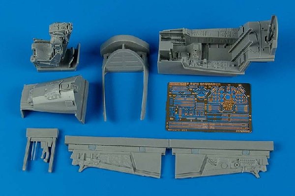 Aires 2088 F-8E/H Crusader cockpit set 1/32 Trumpeter