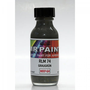 Peinture MR. Paint MRP-064 RLM 74 Graugrun allemande de la Seconde Guerre mondiale 30 ml – image 2