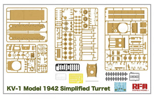 Maquette Rye Field 5041 KV-1 Modèle 1942 Tourelle simplifiée 1/35 – Bild 2