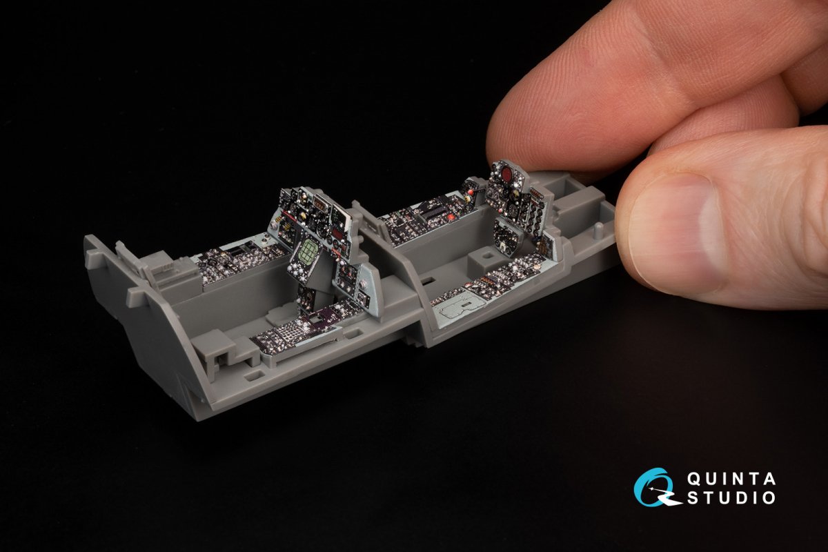 Quinta Studio QD+48371 F-4E avec intérieur imprimé en 3D et coloré DMAS sur papier décalcomanie (Meng) (avec pièces en résine imprimées en 3D) 1/48 – Bild 12