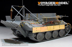 Maquette Voyager PE35980 Bergepanther Ausf.A allemand de la Seconde Guerre mondiale (type tardif, porte-outils Panther G) - Base pour TAKOM 2101 au 1/35 – Bild 4