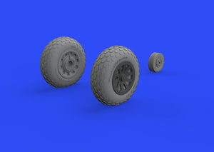 Roues Eduard 648503 P-51D à bande de roulement ovale 1/48 EDUARD – image 2