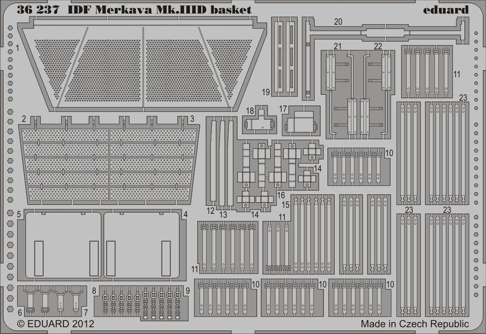 Eduard 36237 Tsahal Merkava Mk. Panier IIID 1/35 Hobby Boss
