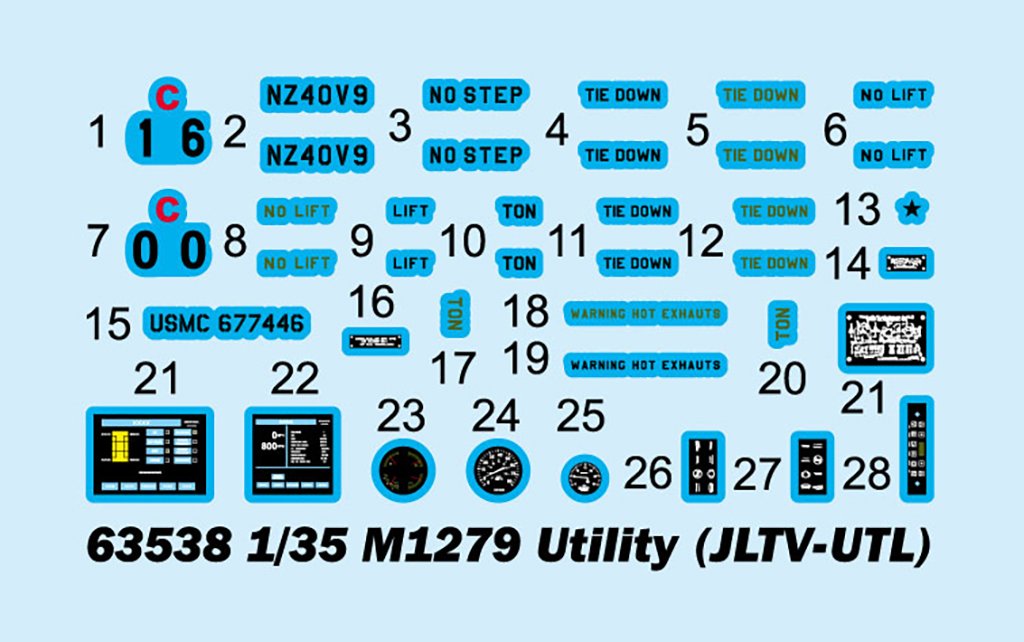 J&amp;#39;adore le kit 63538 M1279 Utility (JLTV-UTL) au 1/35 – Bild 11