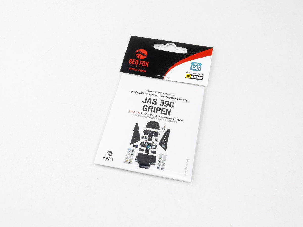 Red Fox Studio QS-48089 JAS 39C Gripen Italeri 1/48