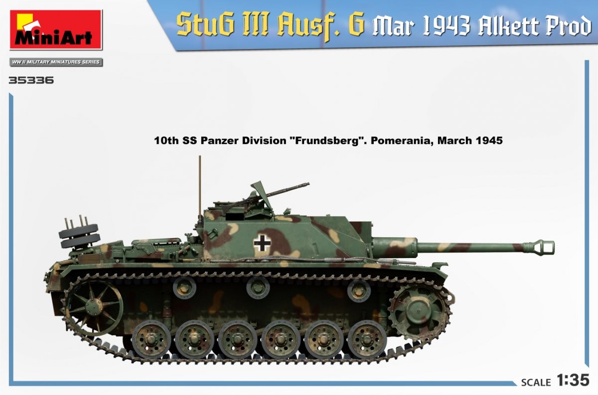 Mini Art 35336 StuG III Ausf. G mars 1943 Alkett Prod 1/35 – Bild 7