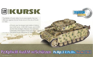 Dragon 60613 Pz.Kpfw.III Ausf.M avec Schurzen Pz. Rgt.3 2.Pz.Div. Koursk 1943 (1/72)