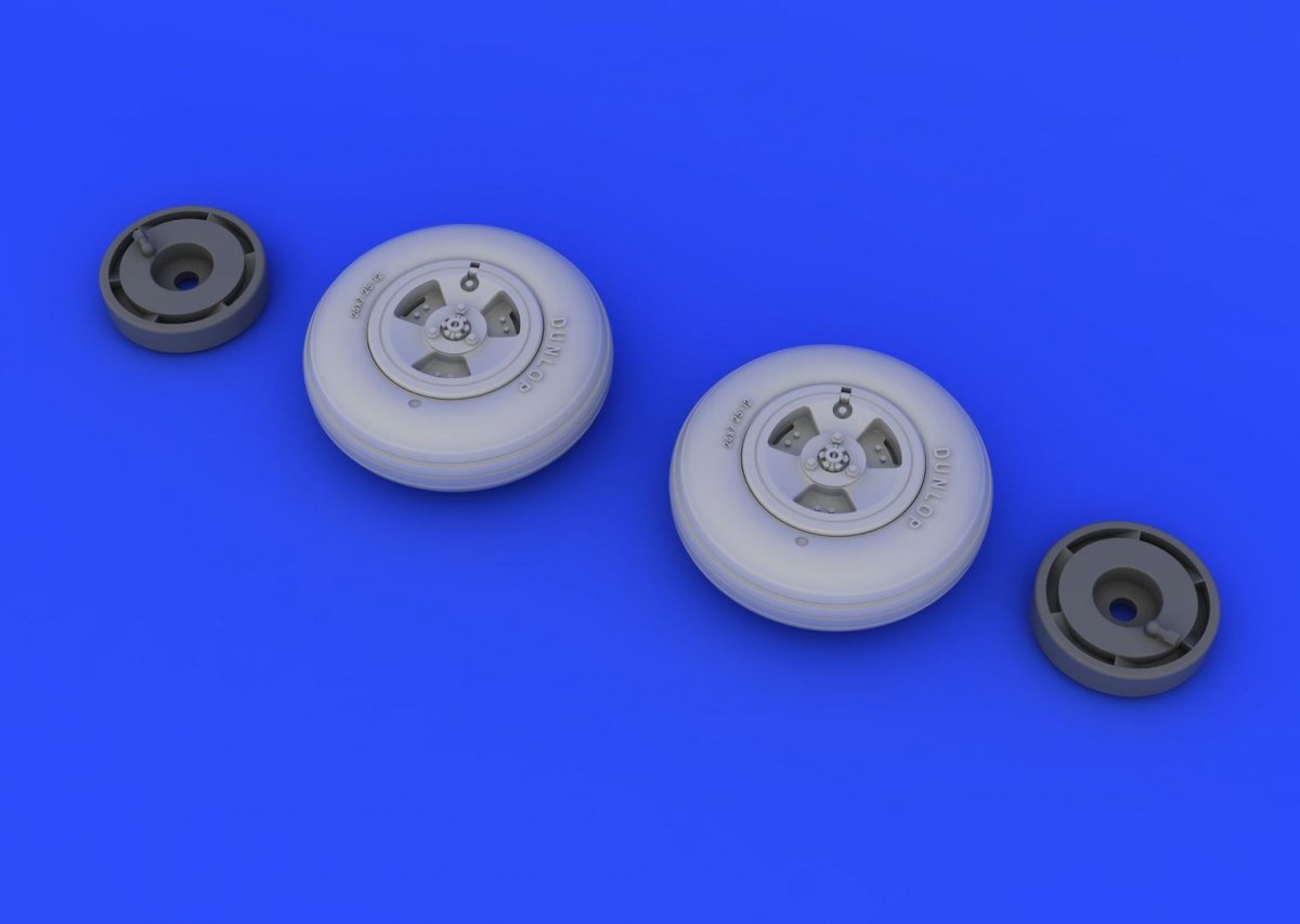 Roues Eduard 648218 Spitfire Mk. XVI - 3 rayons 1/48 (EDUARD)  – image 4