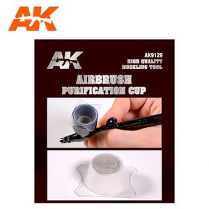 AK Interactive AK9129 Godet de purification pour aérographe / Filtre à peinture
